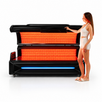 Apex M6 Full-Body Light Bed full-body red light bed with enclosed LED canopy, product view 6